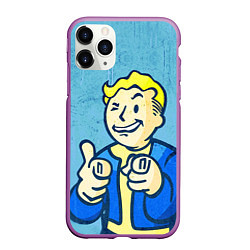 Чехол iPhone 11 Pro матовый Fallout: It's okey, цвет: 3D-фиолетовый