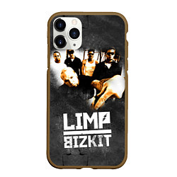 Чехол iPhone 11 Pro матовый Limp Bizkit: Rock in to you, цвет: 3D-коричневый
