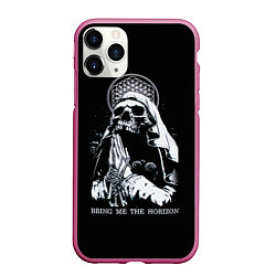 Чехол iPhone 11 Pro матовый BMTH: Skull Pray