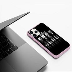 Чехол iPhone 11 Pro матовый The Beatles: Man's, цвет: 3D-розовый — фото 2