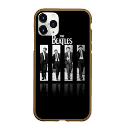 Чехол iPhone 11 Pro матовый The Beatles: Man's, цвет: 3D-коричневый