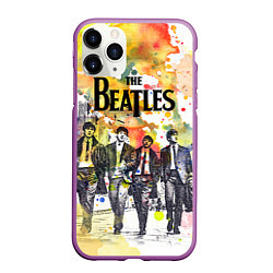 Чехол iPhone 11 Pro матовый The Beatles: Colour Spray