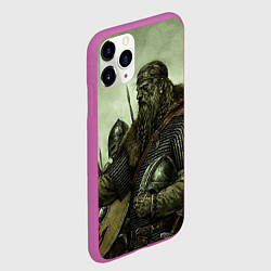 Чехол iPhone 11 Pro матовый Ватага, цвет: 3D-фиолетовый — фото 2