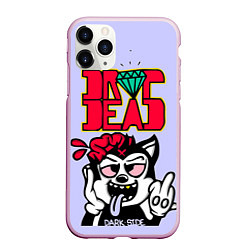 Чехол iPhone 11 Pro матовый Drop Dead: Dark Side, цвет: 3D-розовый