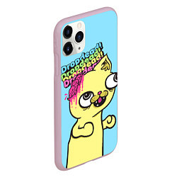 Чехол iPhone 11 Pro матовый Drop Dead: Wild Cat, цвет: 3D-розовый — фото 2