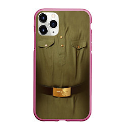 Чехол iPhone 11 Pro матовый Униформа солдата