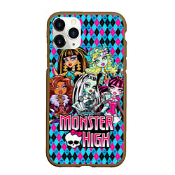 Чехол iPhone 11 Pro матовый Monster High