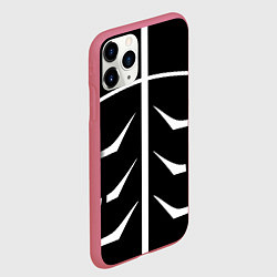 Чехол iPhone 11 Pro матовый Токийский гуль, цвет: 3D-малиновый — фото 2