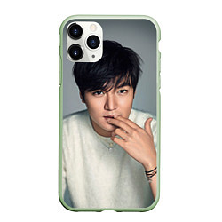 Чехол iPhone 11 Pro матовый Lee Min Ho, цвет: 3D-салатовый