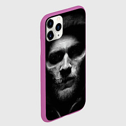 Чехол iPhone 11 Pro матовый Sons Of Anarchy, цвет: 3D-фиолетовый — фото 2
