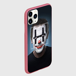Чехол iPhone 11 Pro матовый Clown House MD, цвет: 3D-малиновый — фото 2