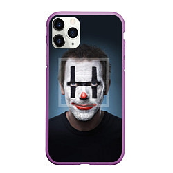 Чехол iPhone 11 Pro матовый Clown House MD, цвет: 3D-фиолетовый