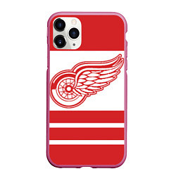 Чехол iPhone 11 Pro матовый Detroit Red Wings