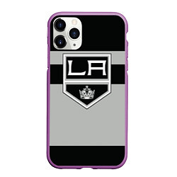 Чехол iPhone 11 Pro матовый Los Angeles Kings