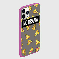 Чехол iPhone 11 Pro матовый No drama, цвет: 3D-фиолетовый — фото 2
