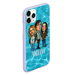 Чехол iPhone 11 Pro матовый Nirvana: Water, цвет: 3D-светло-сиреневый — фото 2