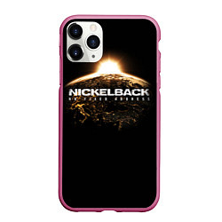 Чехол iPhone 11 Pro матовый Nickelback: No fixed address, цвет: 3D-малиновый