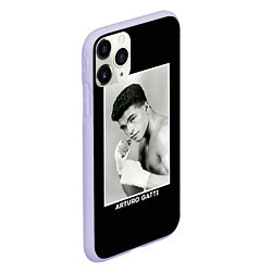 Чехол iPhone 11 Pro матовый Arturo Gatti: Photo, цвет: 3D-светло-сиреневый — фото 2