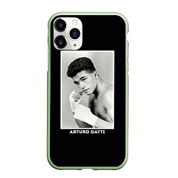 Чехол iPhone 11 Pro матовый Arturo Gatti: Photo, цвет: 3D-салатовый