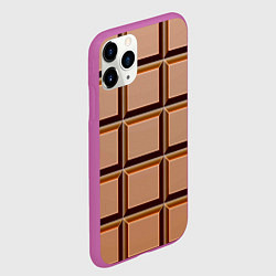 Чехол iPhone 11 Pro матовый Шоколад, цвет: 3D-фиолетовый — фото 2