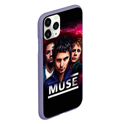 Чехол iPhone 11 Pro матовый Muse Band, цвет: 3D-серый — фото 2