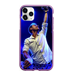 Чехол iPhone 11 Pro матовый Armin Van Buuren, цвет: 3D-фиолетовый