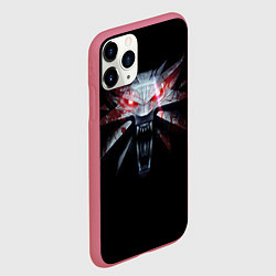 Чехол iPhone 11 Pro матовый Медальон, цвет: 3D-малиновый — фото 2