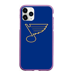 Чехол iPhone 11 Pro матовый St Louis Blues: Tarasenko 91