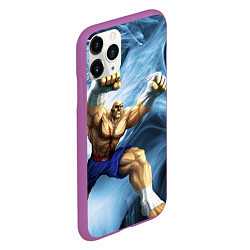 Чехол iPhone 11 Pro матовый Muay Thai Rage, цвет: 3D-фиолетовый — фото 2