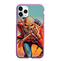 Чехол iPhone 11 Pro матовый Iron Maiden: Crash arrow