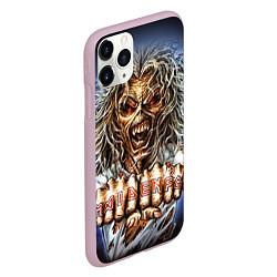 Чехол iPhone 11 Pro матовый Iron Maiden: Maidenfc, цвет: 3D-розовый — фото 2