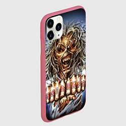 Чехол iPhone 11 Pro матовый Iron Maiden: Maidenfc, цвет: 3D-малиновый — фото 2