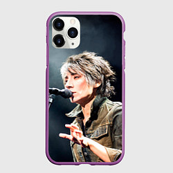 Чехол iPhone 11 Pro матовый Земфира поет