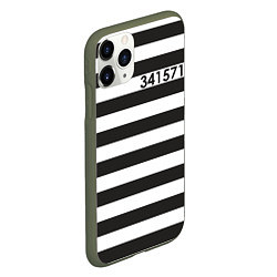 Чехол iPhone 11 Pro матовый Заключенный, цвет: 3D-темно-зеленый — фото 2