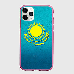 Чехол iPhone 11 Pro матовый Флаг Казахстана
