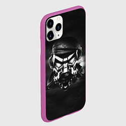 Чехол iPhone 11 Pro матовый Pirate Station: Dark Side, цвет: 3D-фиолетовый — фото 2