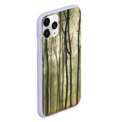 Чехол iPhone 11 Pro матовый Чарующий лес, цвет: 3D-светло-сиреневый — фото 2