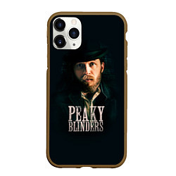 Чехол iPhone 11 Pro матовый Peaky Blinders, цвет: 3D-коричневый