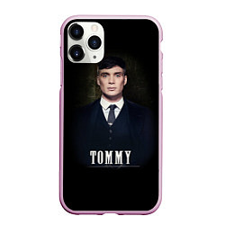 Чехол iPhone 11 Pro матовый Peaky Tommy, цвет: 3D-розовый