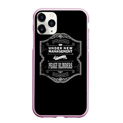 Чехол iPhone 11 Pro матовый Under new management, цвет: 3D-розовый
