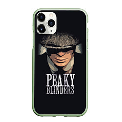 Чехол iPhone 11 Pro матовый Peaky Blinders, цвет: 3D-салатовый