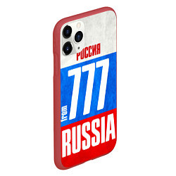 Чехол iPhone 11 Pro матовый Russia: from 777, цвет: 3D-красный — фото 2