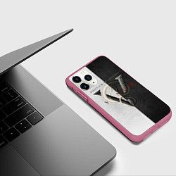 Чехол iPhone 11 Pro матовый BFMV: Venom Duo, цвет: 3D-малиновый — фото 2