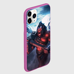 Чехол iPhone 11 Pro матовый Axe, цвет: 3D-фиолетовый — фото 2