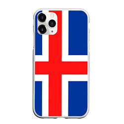 Чехол iPhone 11 Pro матовый Исландия, цвет: 3D-белый