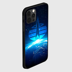 Чехол для iPhone 12 Pro Max Космические войска, цвет: 3D-черный — фото 2