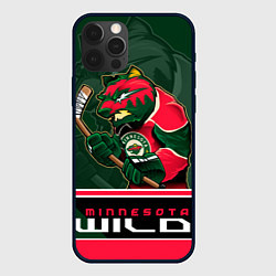 Чехол для iPhone 12 Pro Max Minnesota Wild, цвет: 3D-черный