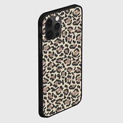 Чехол для iPhone 12 Pro Max Шкура леопарда, цвет: 3D-черный — фото 2