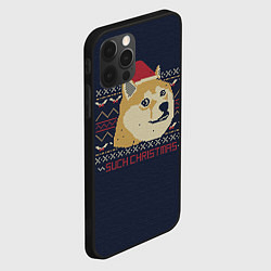Чехол для iPhone 12 Pro Max Doge Such Christmas, цвет: 3D-черный — фото 2