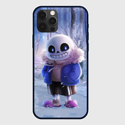 Чехол iPhone 12 Pro Max Winter forest & Sans